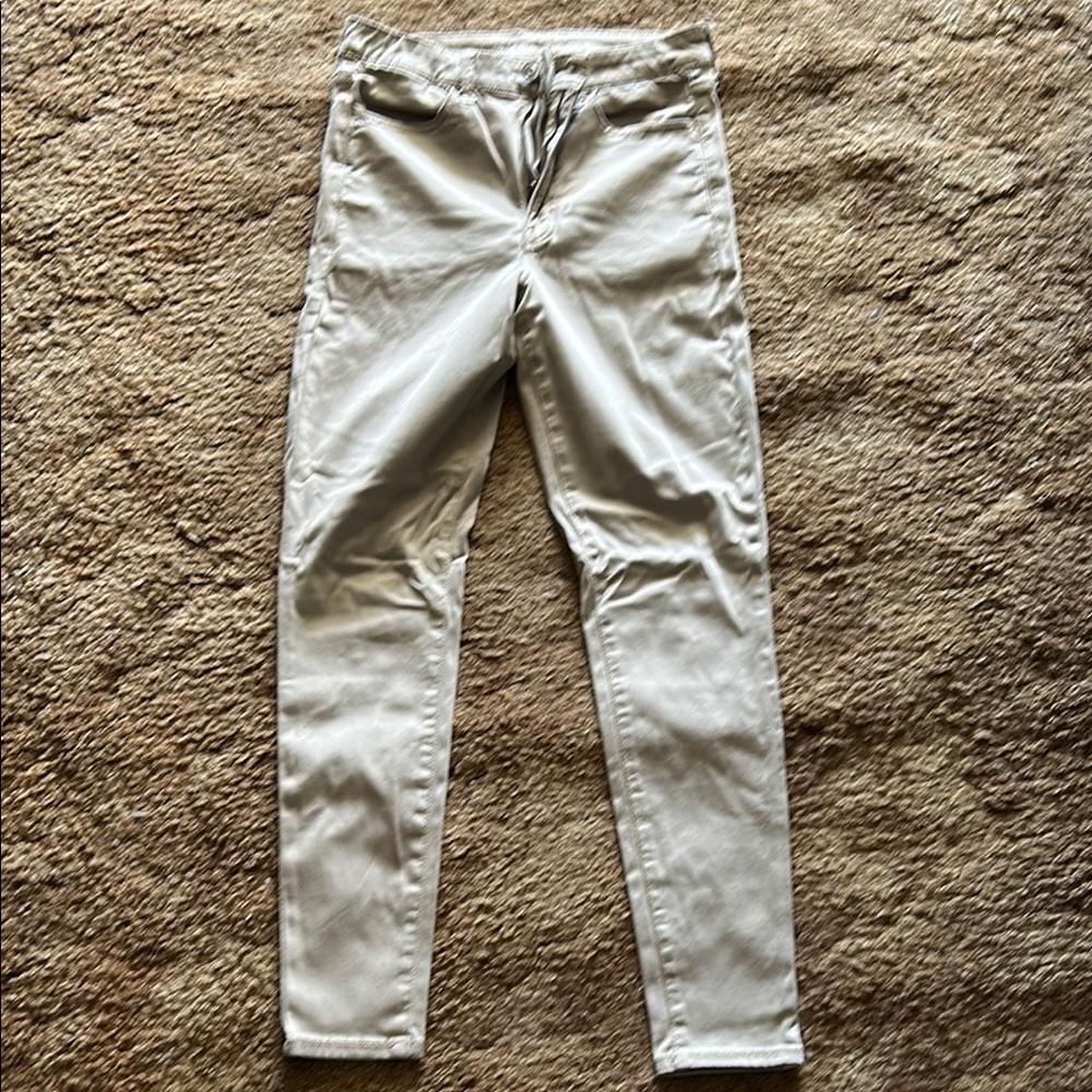 American Eagle Outfitters Cream Pants